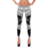 Money Talks Leggings (Negative White)