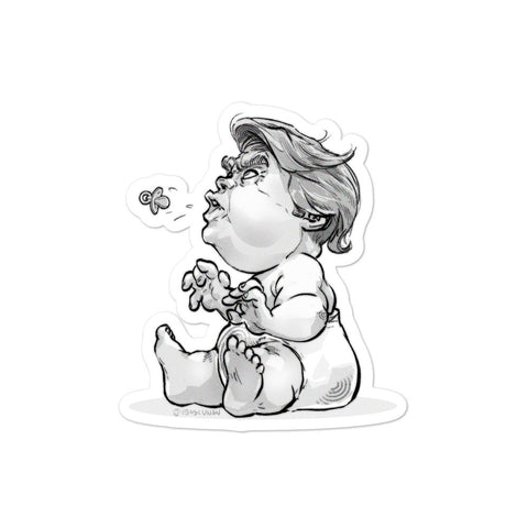 "Little Baby Bunker Bitch" Sticker