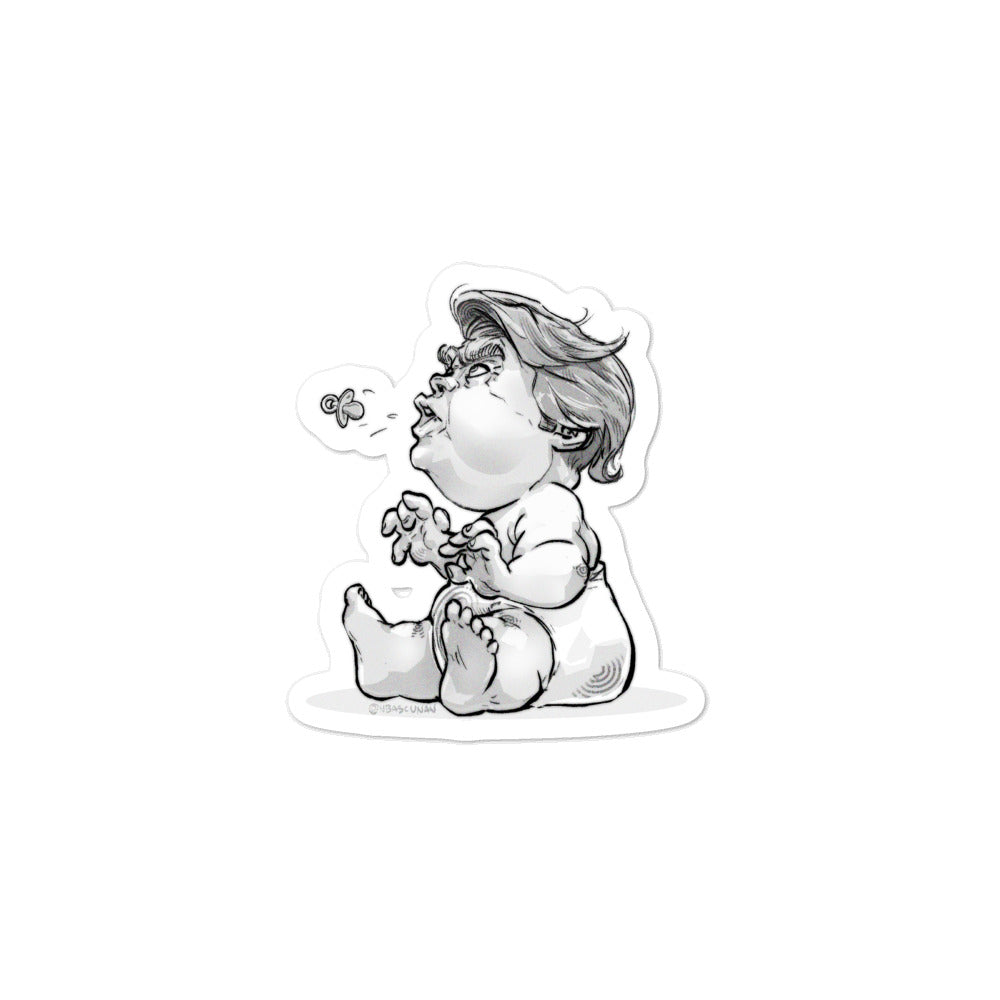 "Little Baby Bunker Bitch" Sticker