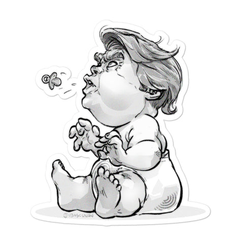 "Little Baby Bunker Bitch" Sticker
