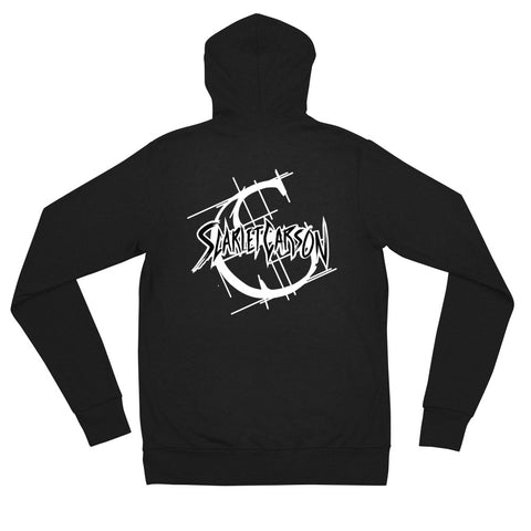 Scarlet Carson - Lightweight Zip-Up Hoodie