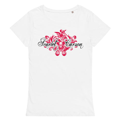 Scarlet Carson - "I Bleed Scarlet" Women's Scoopneck T-Shirt