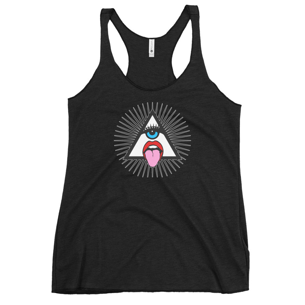 IllumiNAUGHTY Women's Racerback Tank